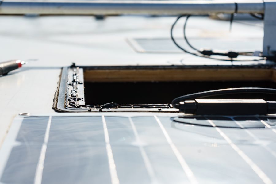 Installing solar panels on RV roof